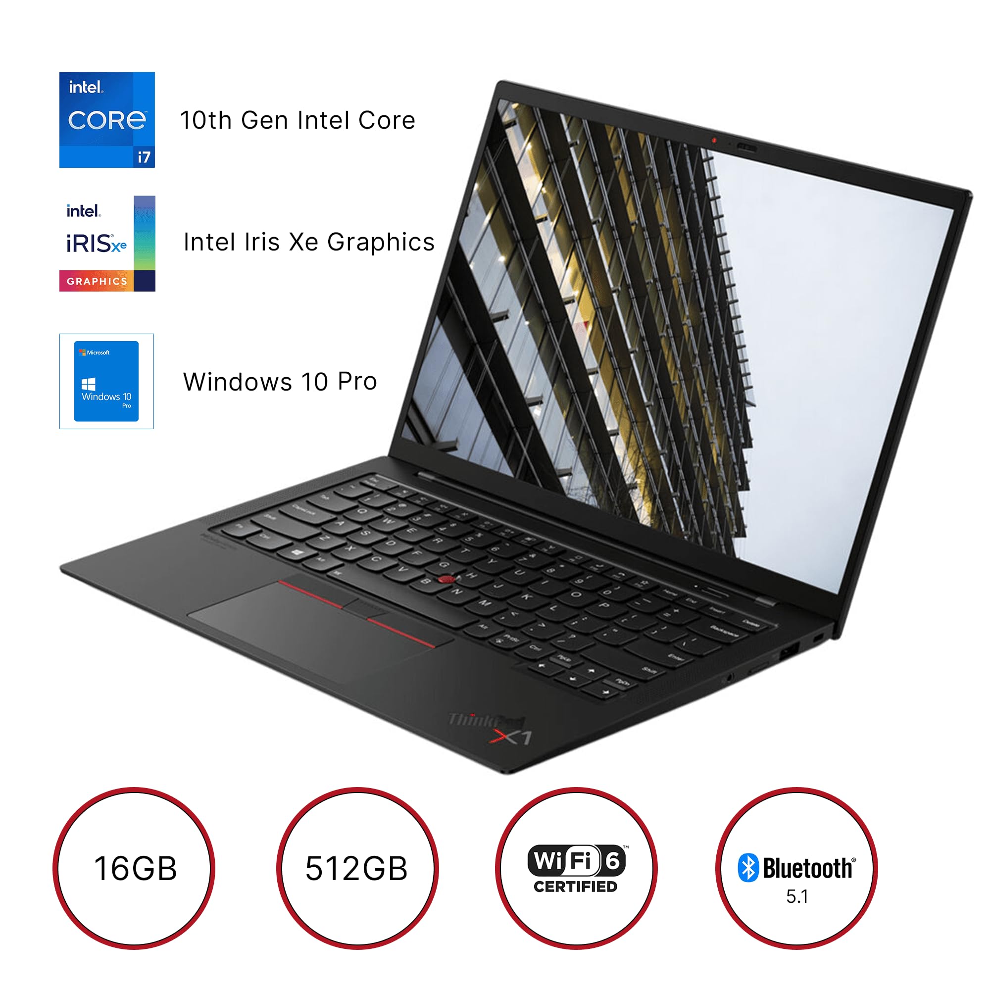 Amazon.com: Lenovo ThinkPad X1 Carbon Gen 8 14-inch FHD