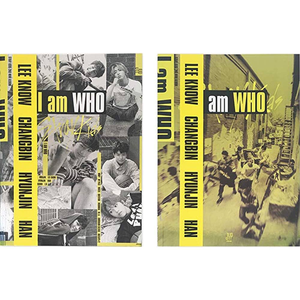 STRAY KIDS I am Who (I am+Who Version Set) 2nd Mini Album 2 CDs+2