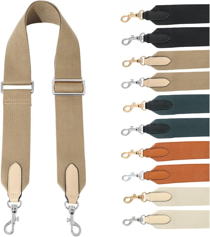 Amazon.co.jp: [masamilk] 帆布 牛革 ショルダーストラップ 太め 幅5cm