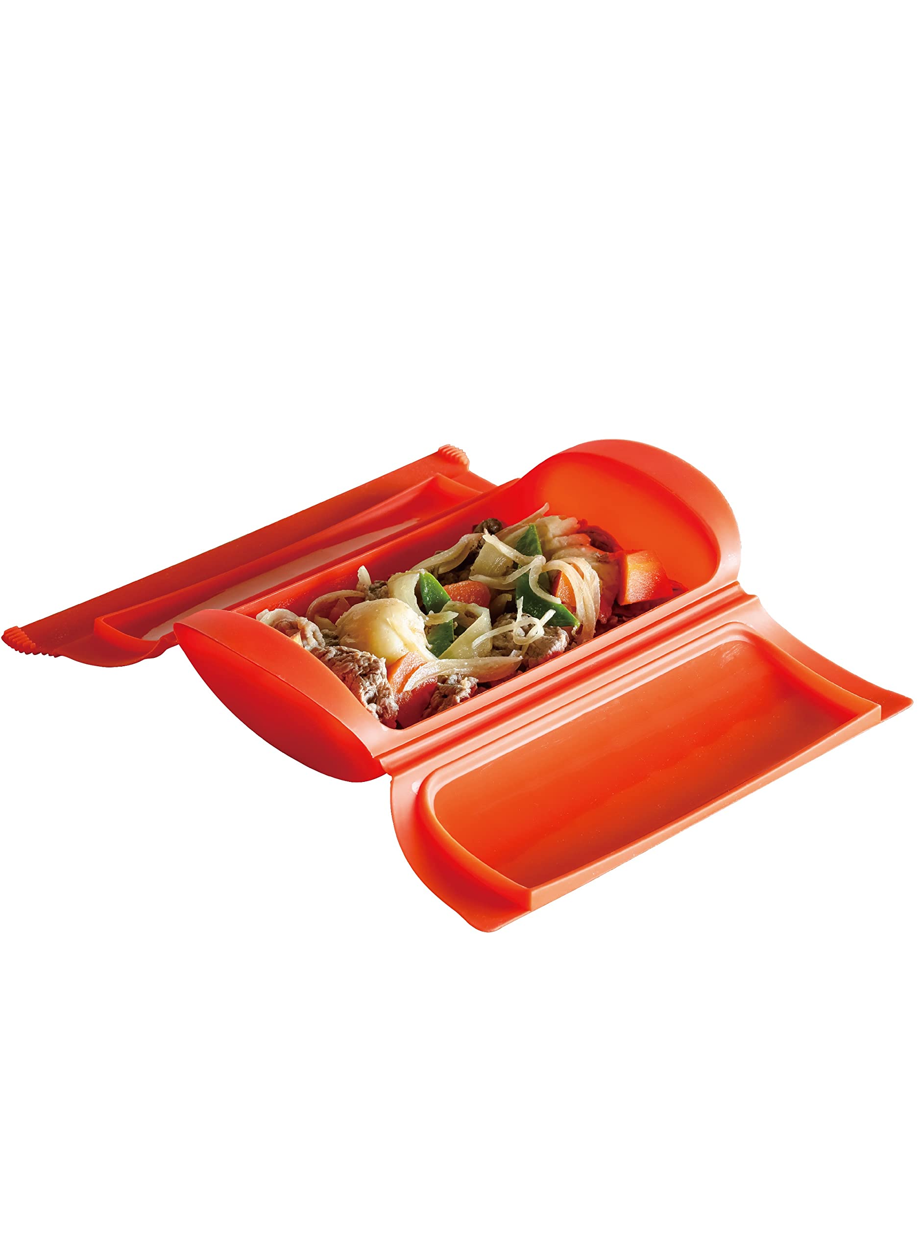 Amazon｜ルクエ(Lekue) スチームケース レッド 電子レンジ調理 蒸し器