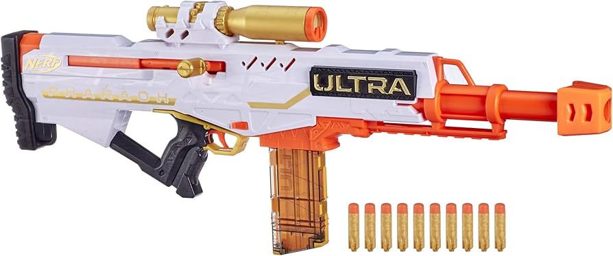 Amazon.co.jp: NERF Ultra Pharaoh Blaster with Premium Gold Accents
