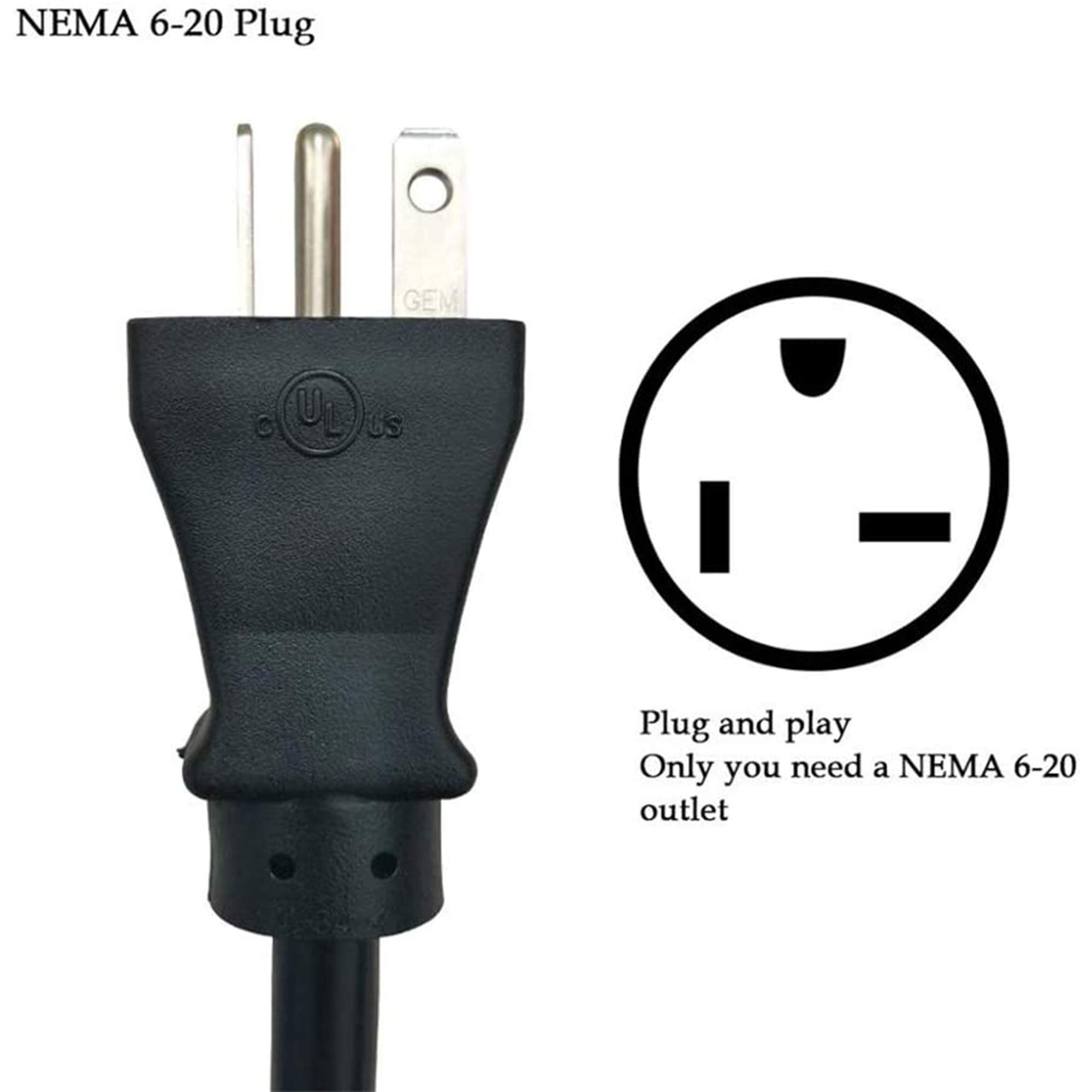 Amazon.co.jp: EV充電器 レベル2電気自動車充電ステーション NEMA 6-20