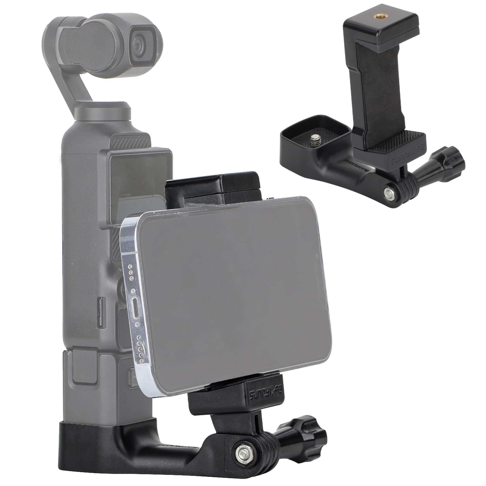 WOENJO DJI Pocket 3 Phone Holder Set Expansion Accessories with 1