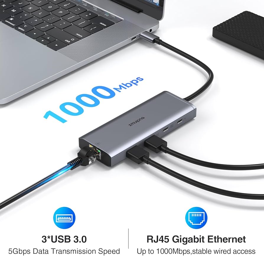 Amazon | ドッキングステーション MacBook Pro Air USB Cドッキング