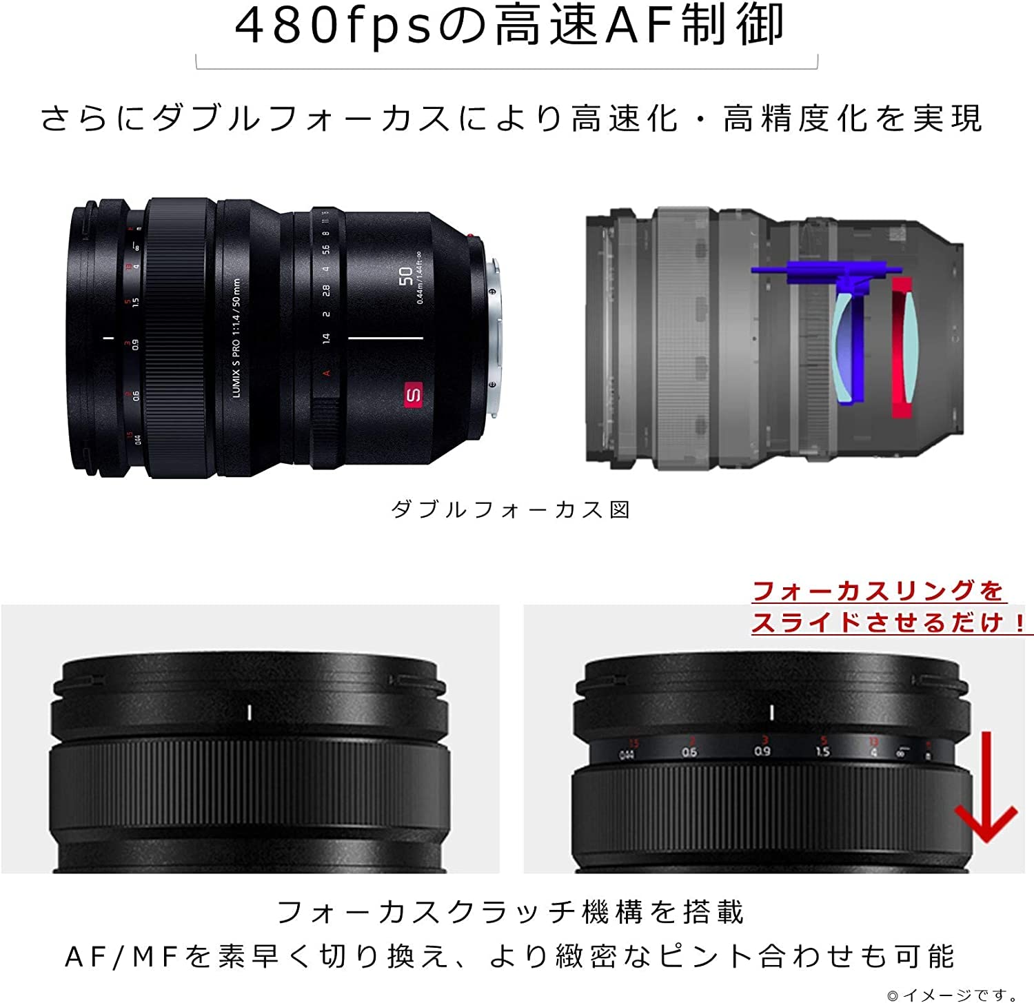 Amazon.co.jp: パナソニック(Panasonic) 大口径標準単焦点レンズ フル