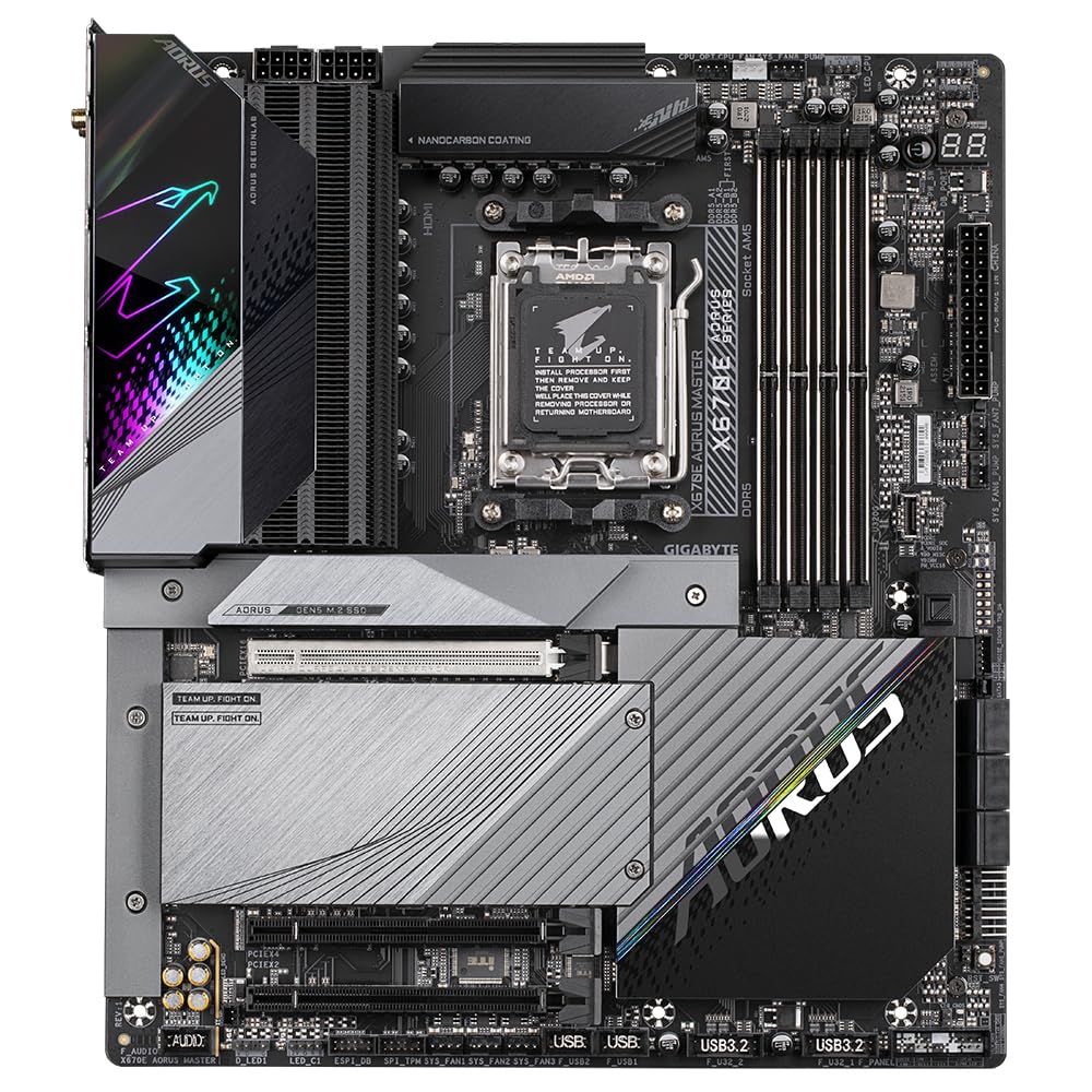 Amazon.com: GIGABYTE X670E AORUS Master AMD AM5 ATX Motherboard 4X