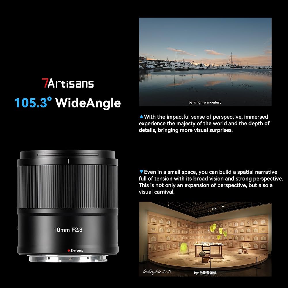 Amazon | 7artisans オートフォーカス 10mm F2.8 APS-C対応 広角レンズ