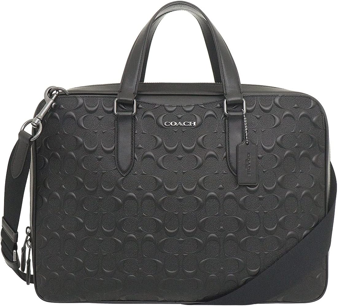 ち*@様 t*e様 COACH ブラック ビジネスバッグ A1724-FB475 COACH® MC