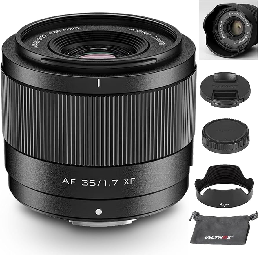 Amazon.com : VILTROX 35mm F1.7 XF Mount Lens, Large Aperture APS-C