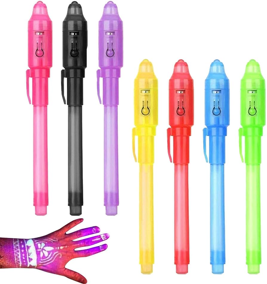 Amazon.co.jp: スパイペン UVペン 不可視インク UV光 マーキングペン