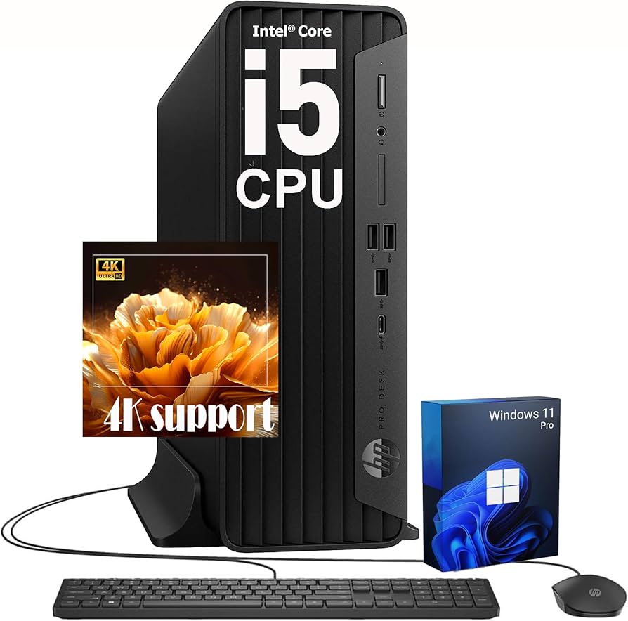 Amazon.com: HP ProDesk Small SFF Desktop, 4K Support, Intel Core