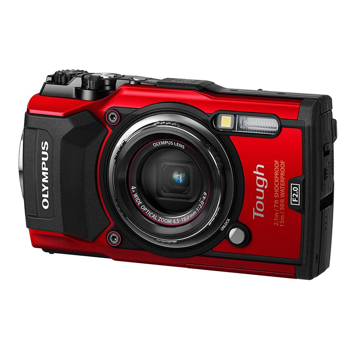 Amazon.com : OM SYSTEM Olympus TG-6 Red Underwater Camera