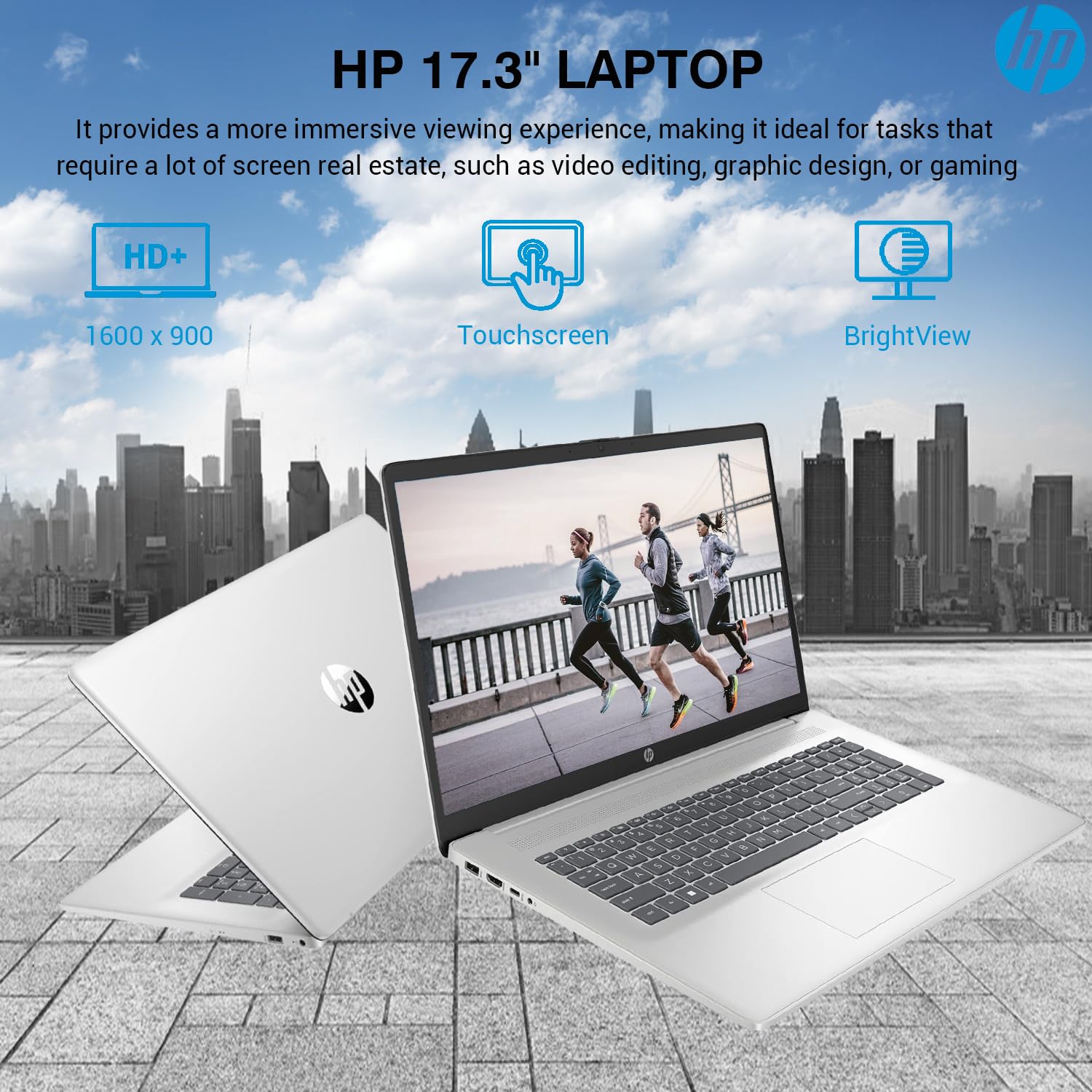 Amazon.com: HP 17 Touchscreen Laptop Computer, 17.3