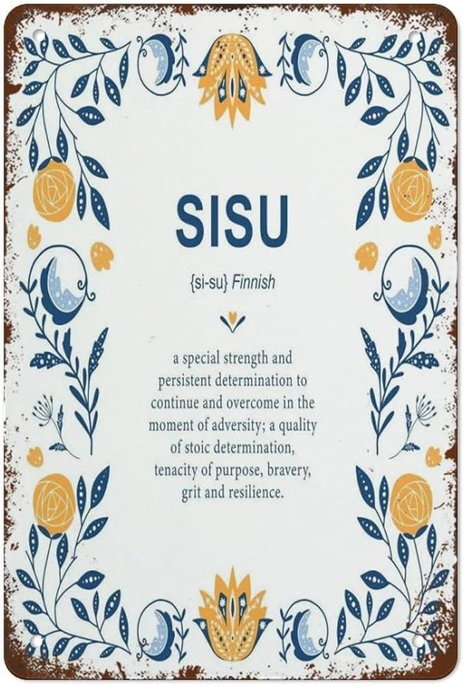 Amazon.com: Sisu Definition Print, Finnish Definition, Nordic