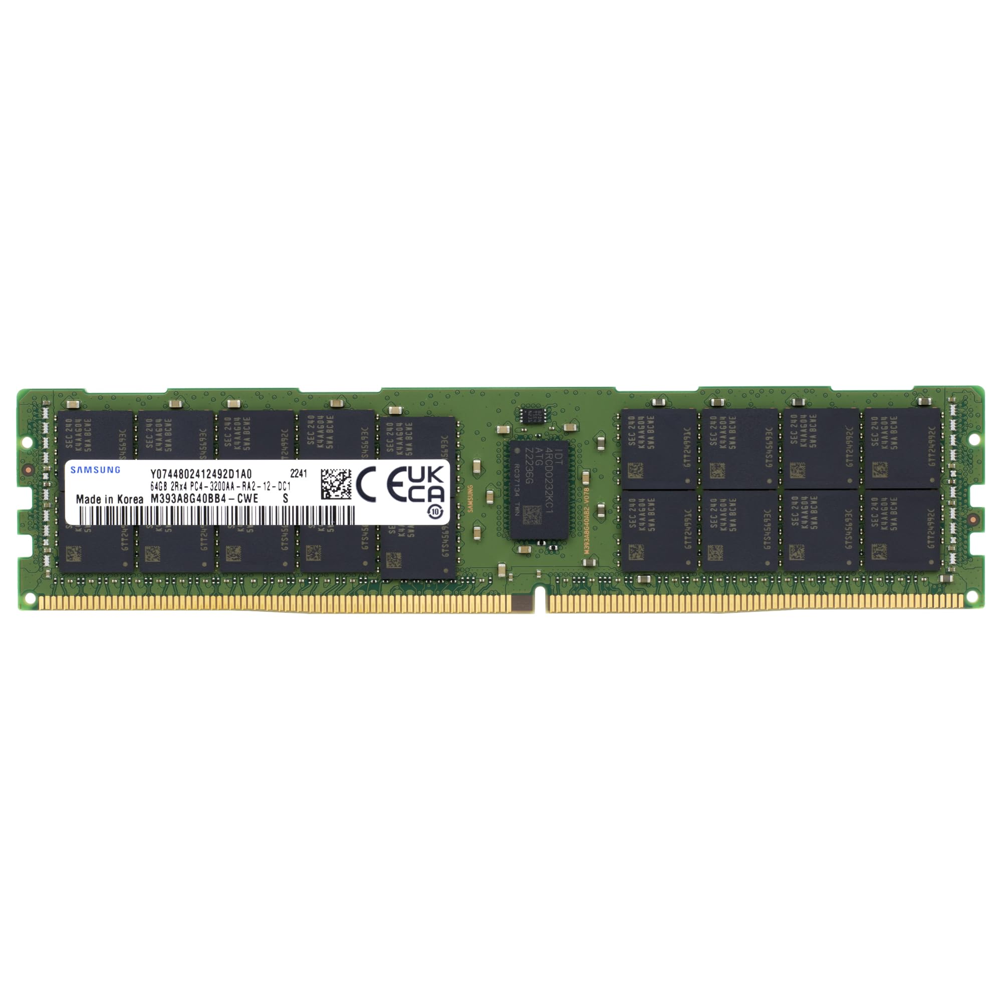 Amazon.co.jp: Samsung 64GB DDR4 3200MHz PC4-25600 ECC RDIMM 2Rx4