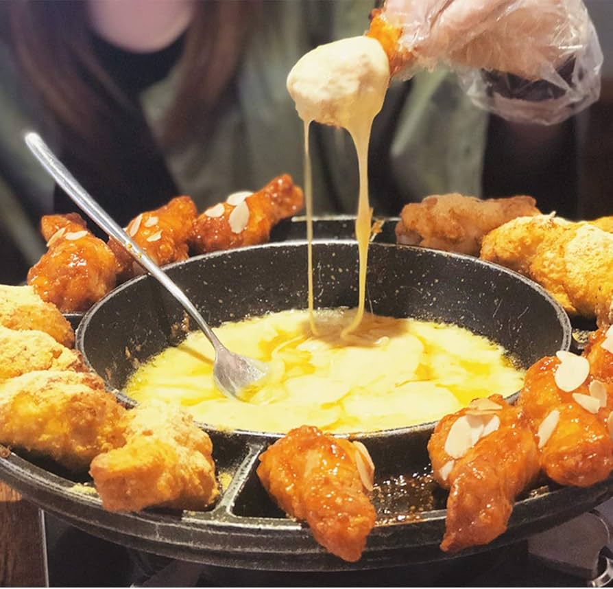 Amazon.co.jp: 国内発送 UFO型 鍋 UFOチキン チーズフォンデュ