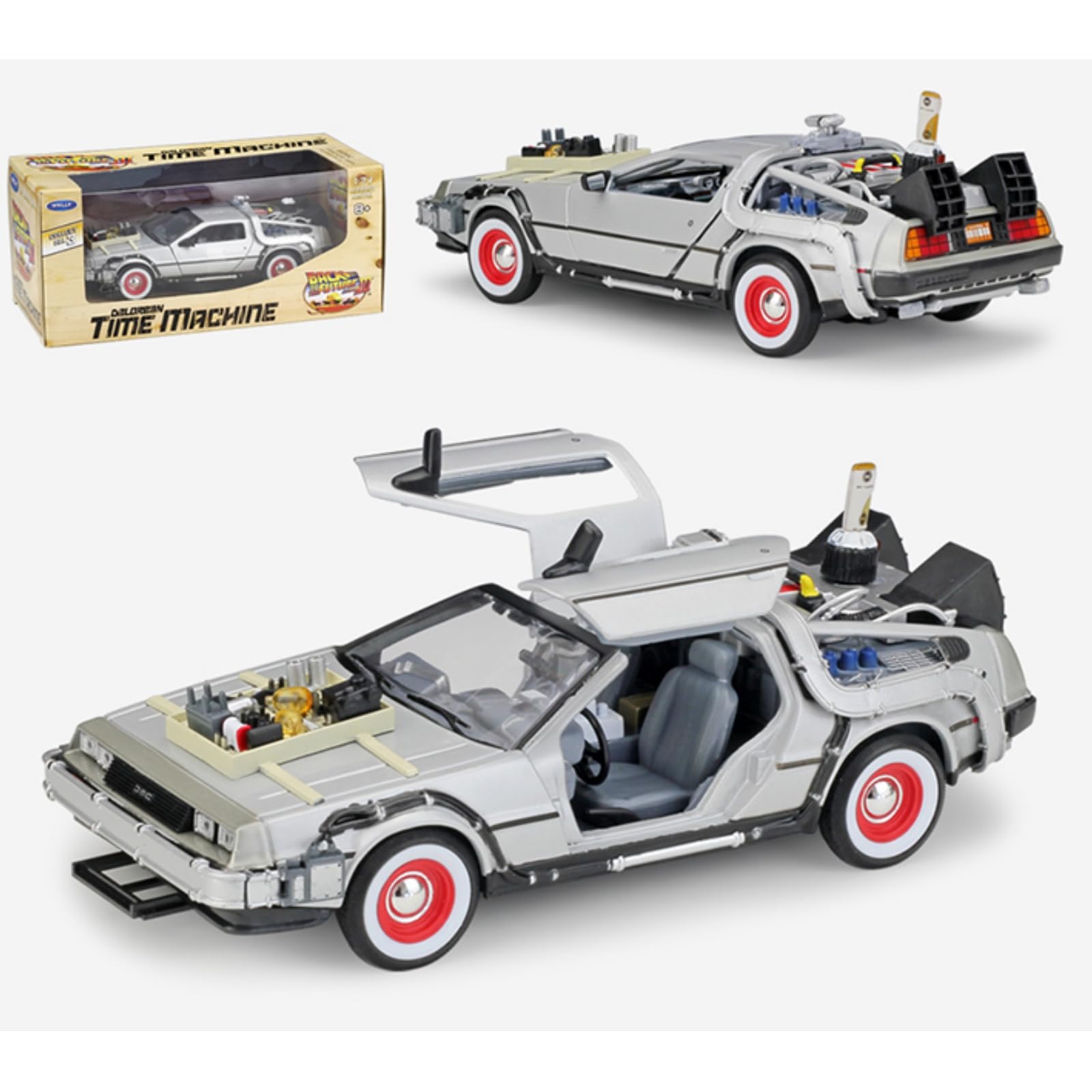 Amazon | Welly デロリアン タイムマシン 映画 バック トゥ ザ