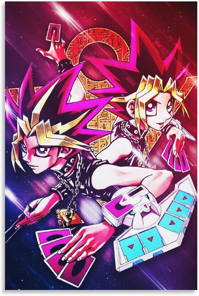 Amazon.co.jp: 遊戯王！アニメポスター装飾画キャンバス壁アート