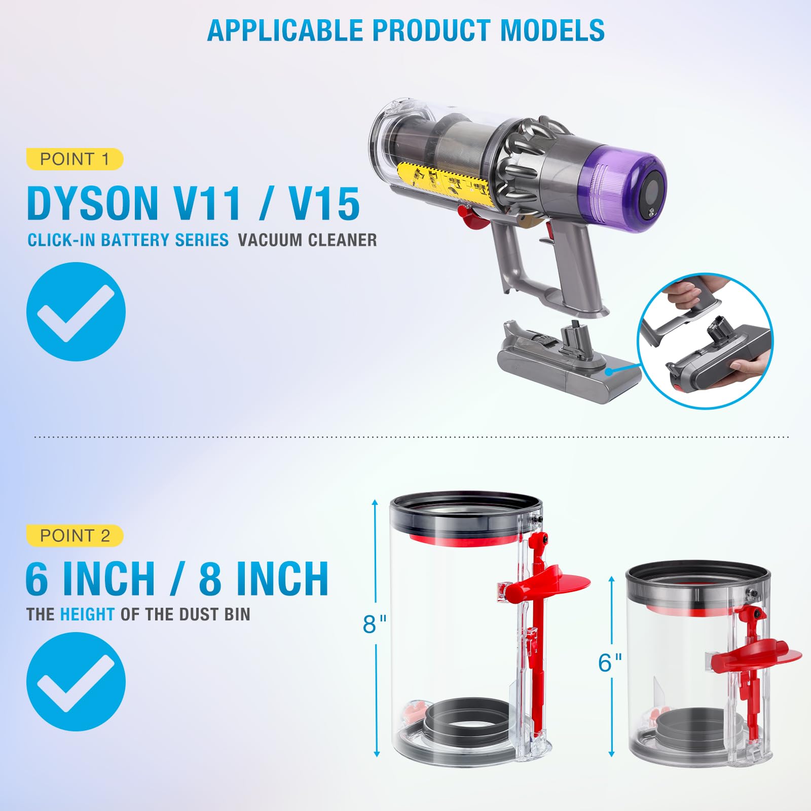 Amazon.com - V11 SV15 Main Body Assembly Casing Compatible with