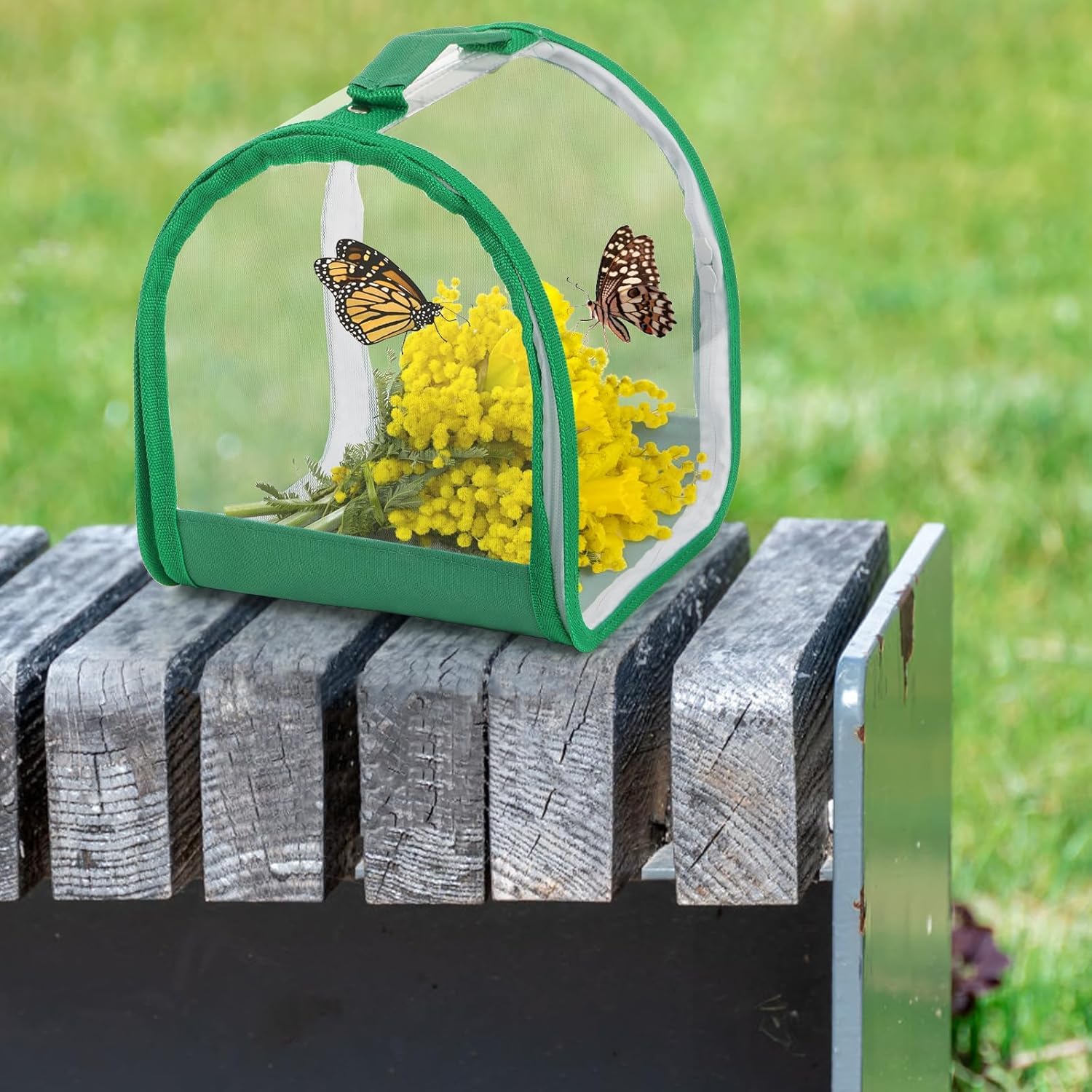 Amazon | 蝶 虫かご 昆虫飼育箱 折りたたみ 昆虫ケージ (20*20*20cm