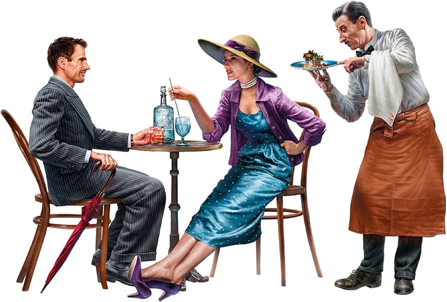 Amazon | ミニアート(Miniart) 1/35 カフェのフランス市民 1930-1940