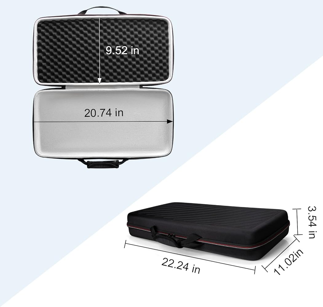 Amazon.co.jp: XANAD ハードケース Pioneer DJ DDJ-REV1 2デッキ