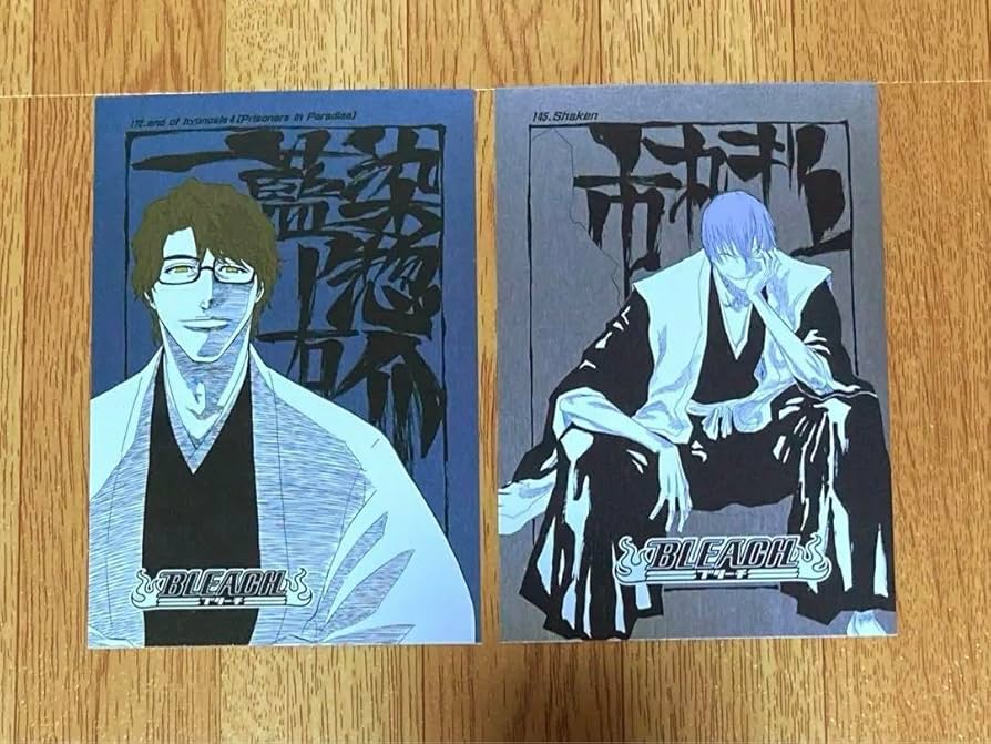 Amazon.co.jp: BLEACH ブリーチ 藍染惣右介 市丸ギン 扉絵ポストカード