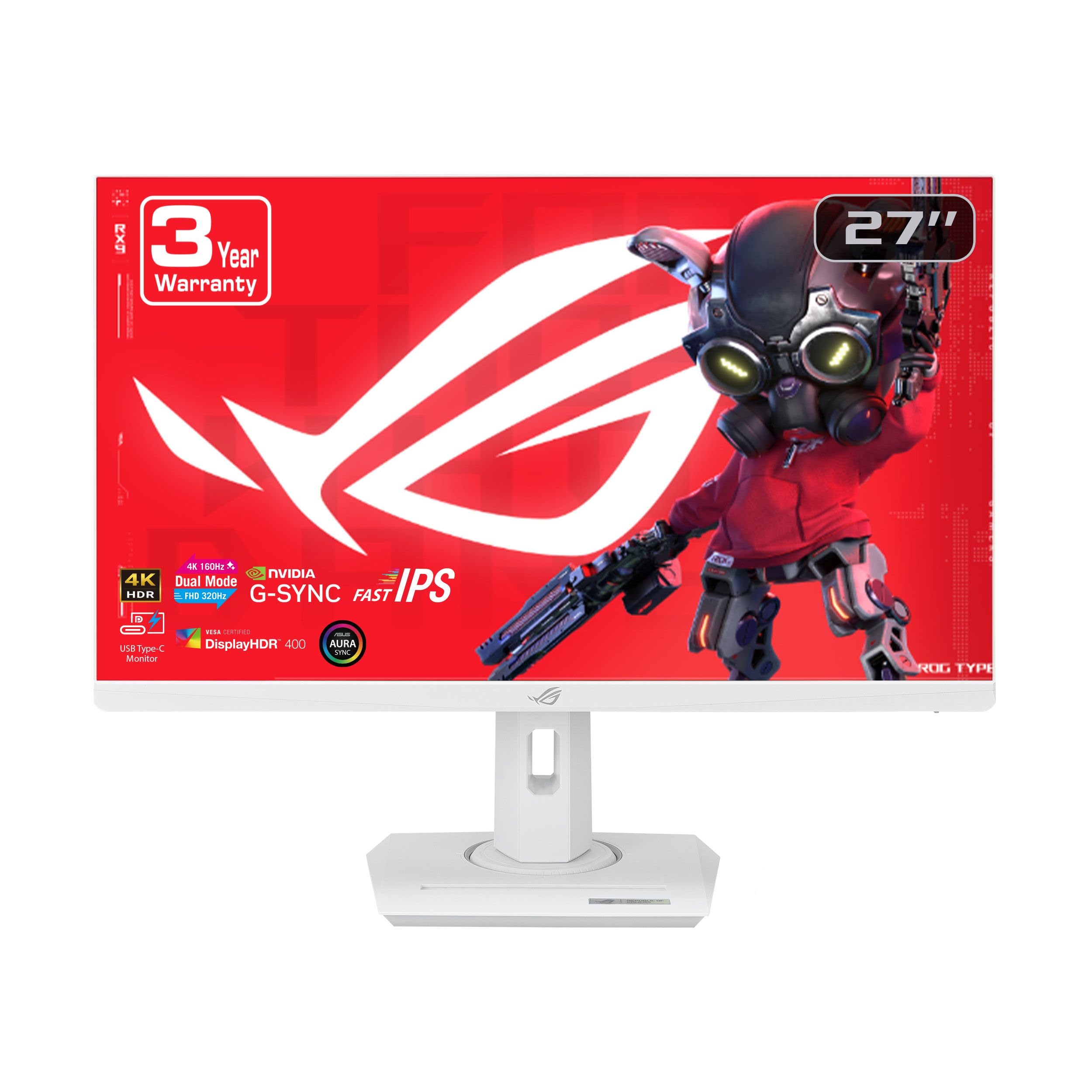 Amazon.com: ASUS ROG Strix 27” 4K HDR USB-C Gaming Monitor