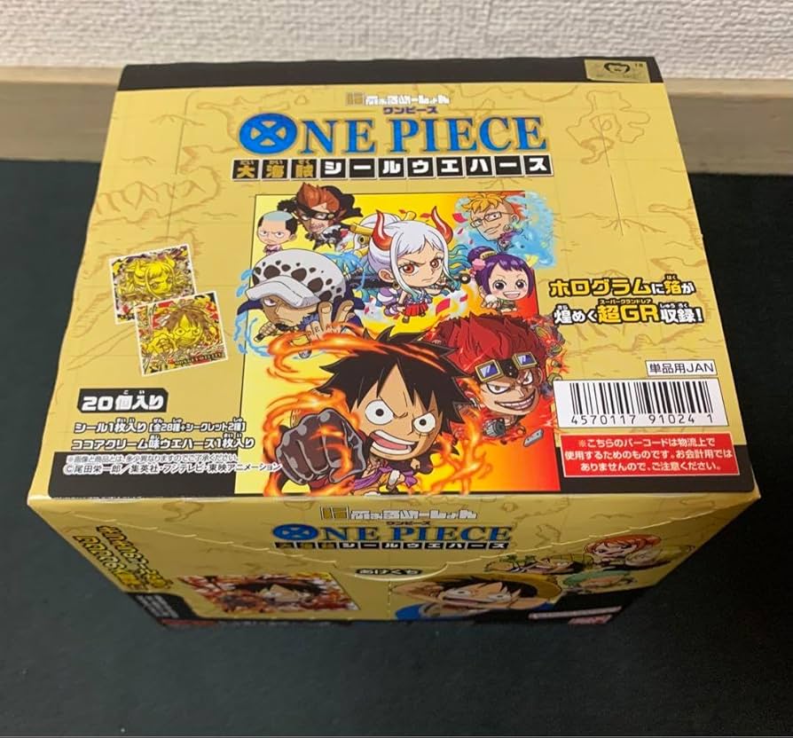 Amazon.co.jp: ワンピース 大海賊シールウエハース log1 初弾 絶版 1箱