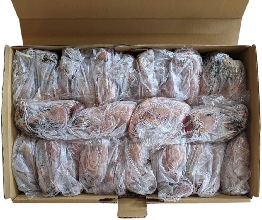 Amazon | [うずらや]豊橋産 冷凍ウズラ 未処理 1ケース25羽入×3セット