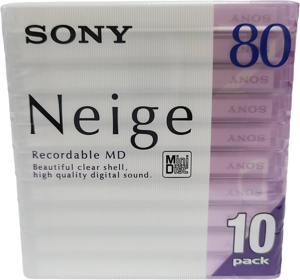 Amazon | SONY 10MDW80NED ミニディスク 80分10枚組 | Sony | MDディスク