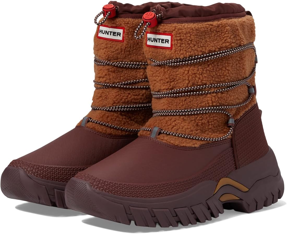 Amazon.com | Hunter Wanderer Short Sherpa Snow Boot Mawson Creek