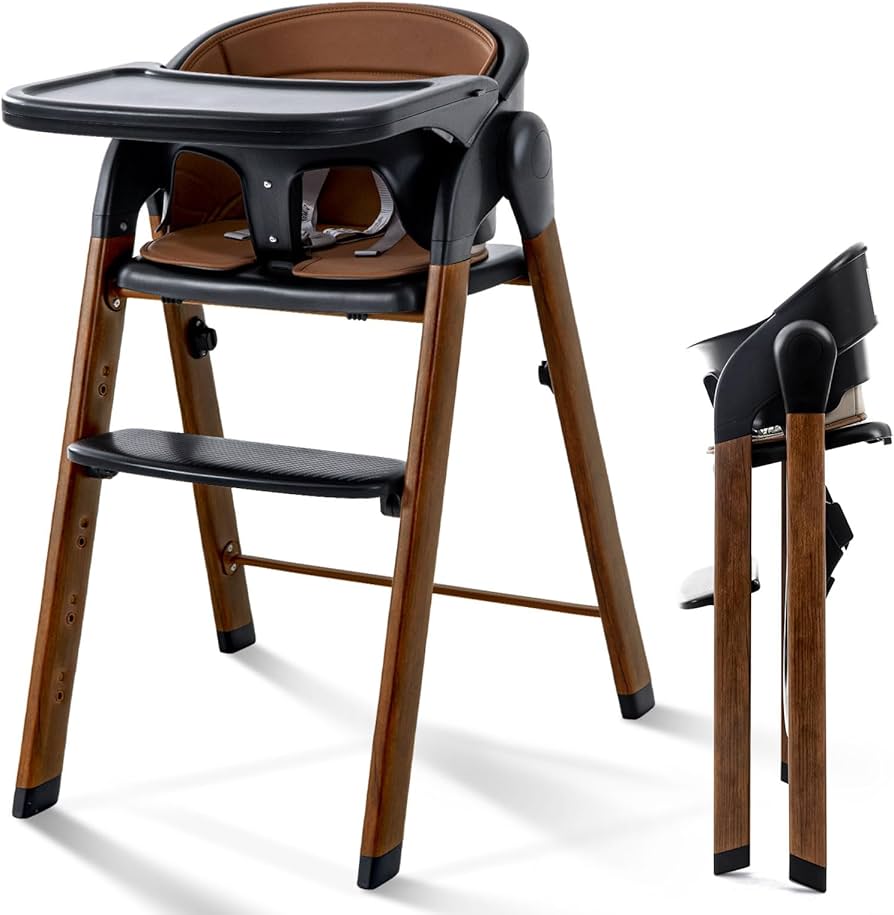 Amazon | CHOZAN ハイチェア 成長チェア 食事トレイ付き ベビーチェア
