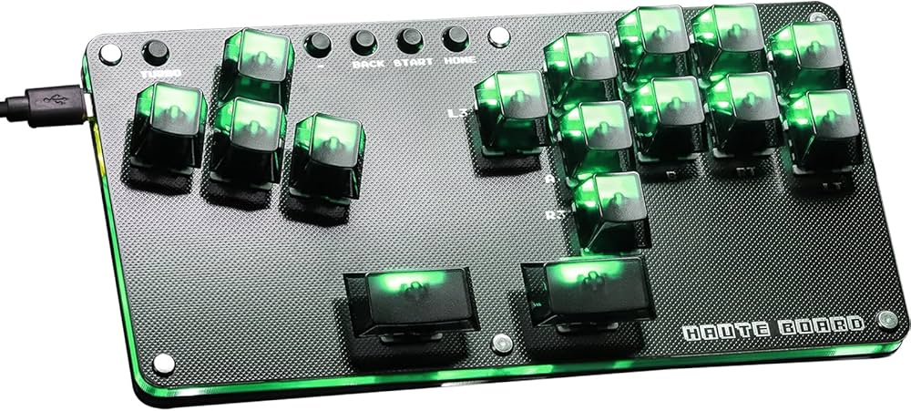 Amazon.co.jp: アケコン レバーレス 格闘ゲーム コントローラー