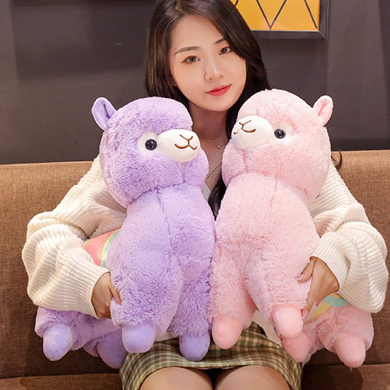 Amazon.co.jp: アルパカ ぬいぐるみ ピンク 特大 アルパカ 大きい