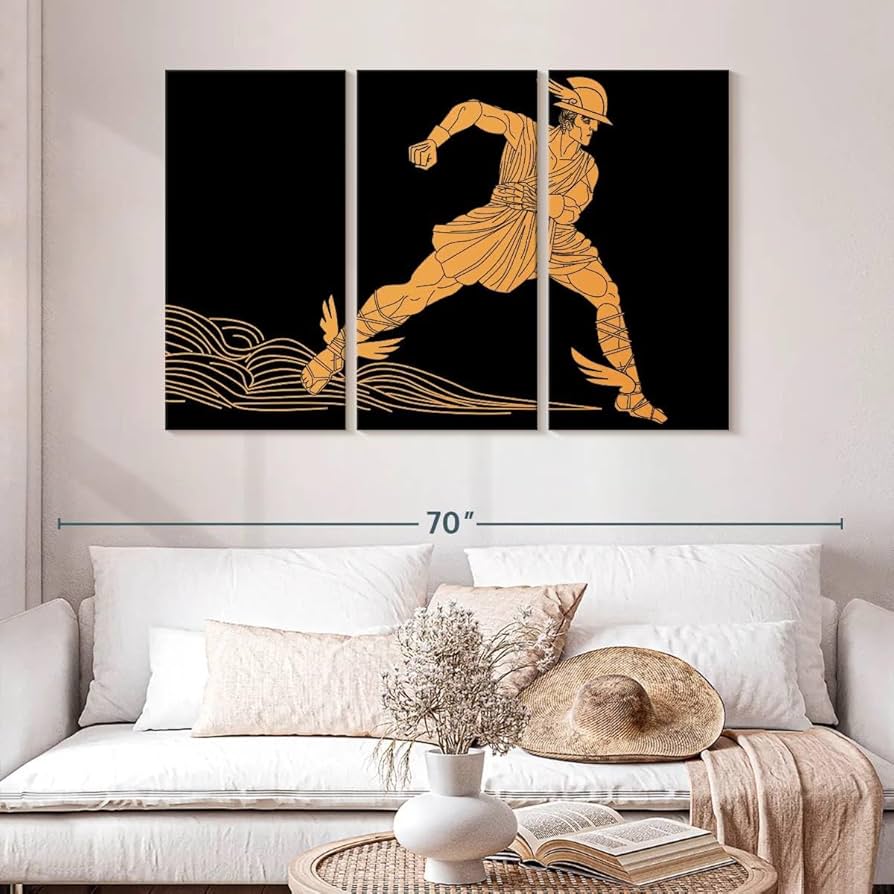 Amazon.com: ElephantStock - Greek Hermes Wall Art - Horizontal