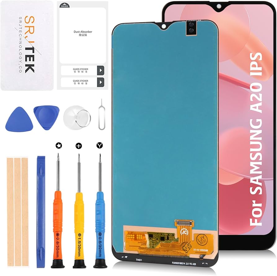 Amazon.co.jp: SRJTEK For Samsung Galaxy A20 A205 液晶パネル画面
