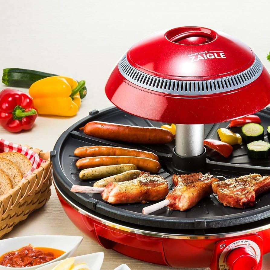 ZAIGLE 赤外線ロースターレッド 取扱説明書、レシピ付き