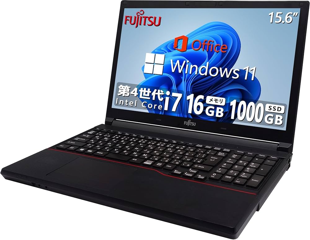 Y965 Fujitsuノートパソコンi7メモリ8G高速SSDサクサクWin11 Y965