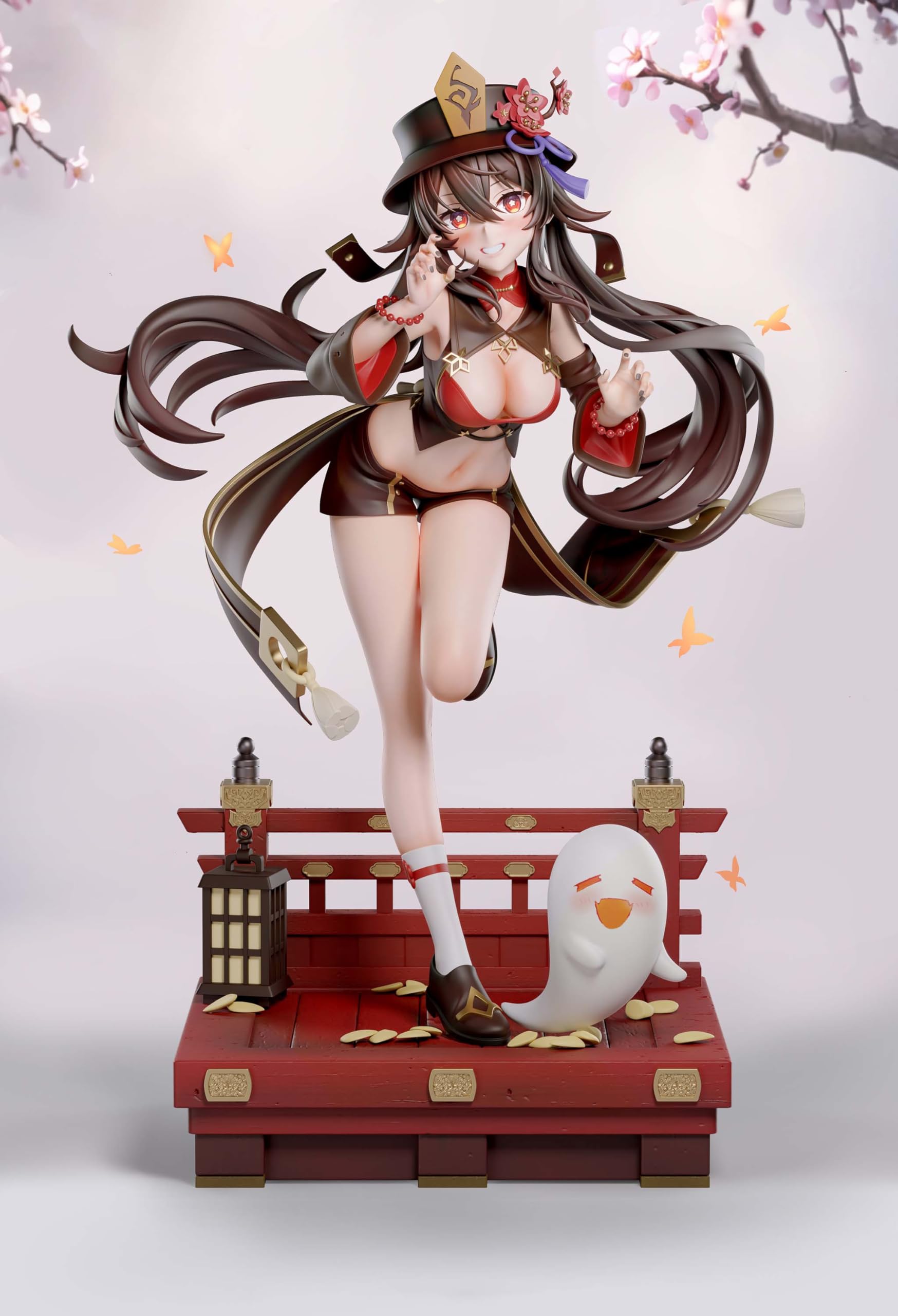 Amazon.co.jp: 胡桃 フータオ フィギュア 下着Ver. 1/6スケール 塗装