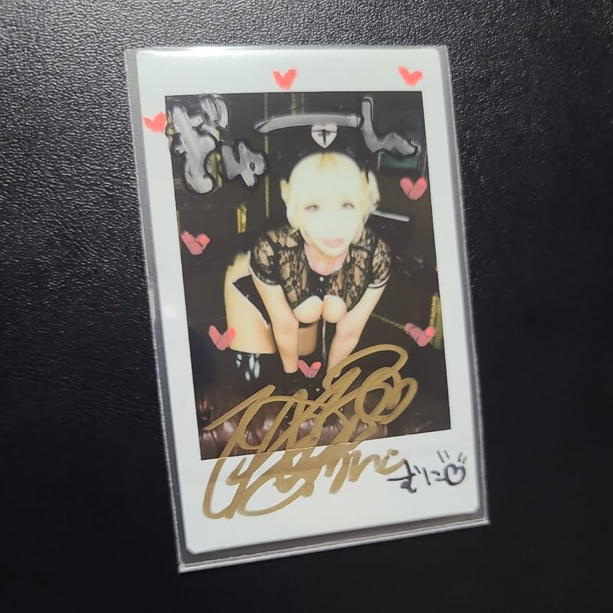 少女リバース ウンビ直筆サイン入りポラロイド 少女リバース ウンビ