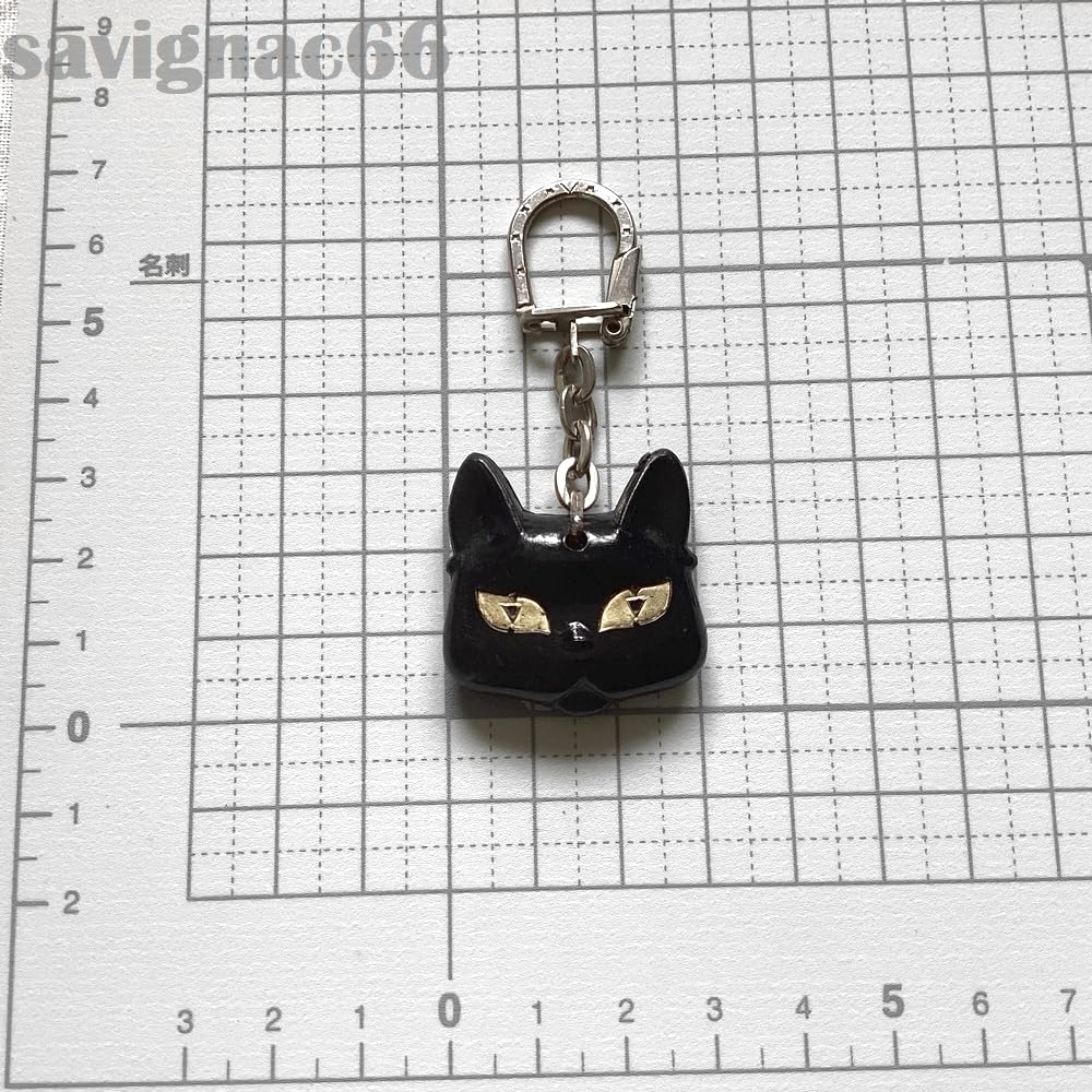 Amazon.co.jp: 60年代 フレンチキーホルダー MARCHAL ネコ 黒猫