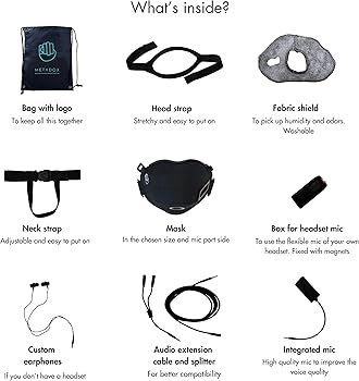 Amazon.co.jp: METADOX OMBRA v2 ゲーミング防音マスク (サイズ M/L