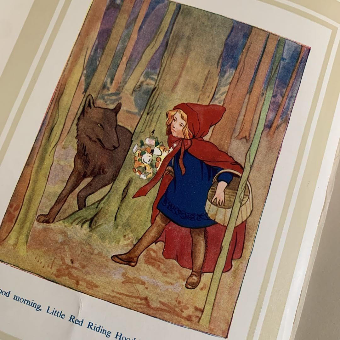 Amazon.co.jp: 美しい挿絵のアンティーク絵本 童話イギリス洋書 古書