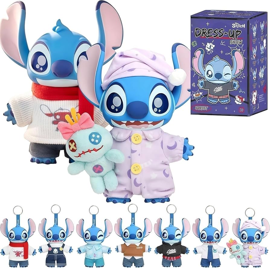 Amazon.com: Miniso Disney Stitch Dress-Up Series Collector's