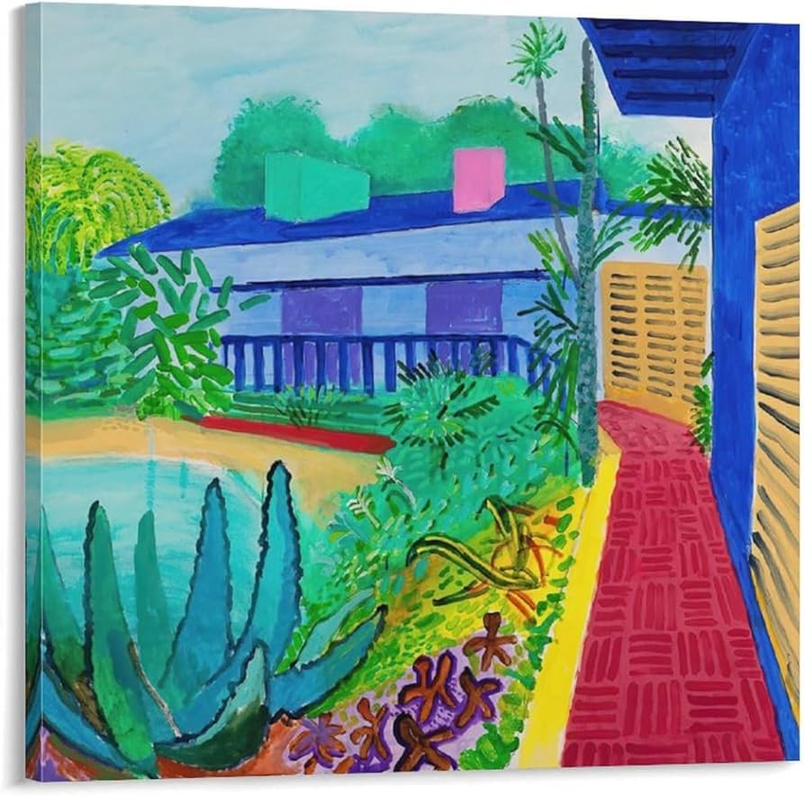 Amazon.co.jp: David Hockney デビッド ホックニーアーティスト ペイン