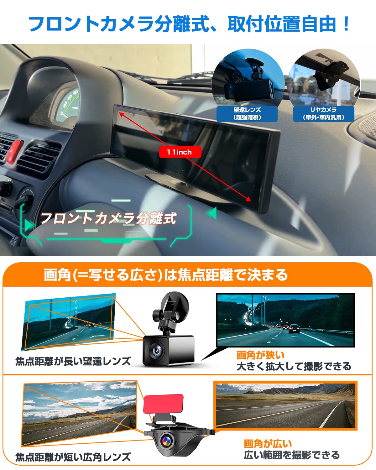 Amazon | AKEEYO 次世代ナイトビジョンシステム ドライブレコーダー