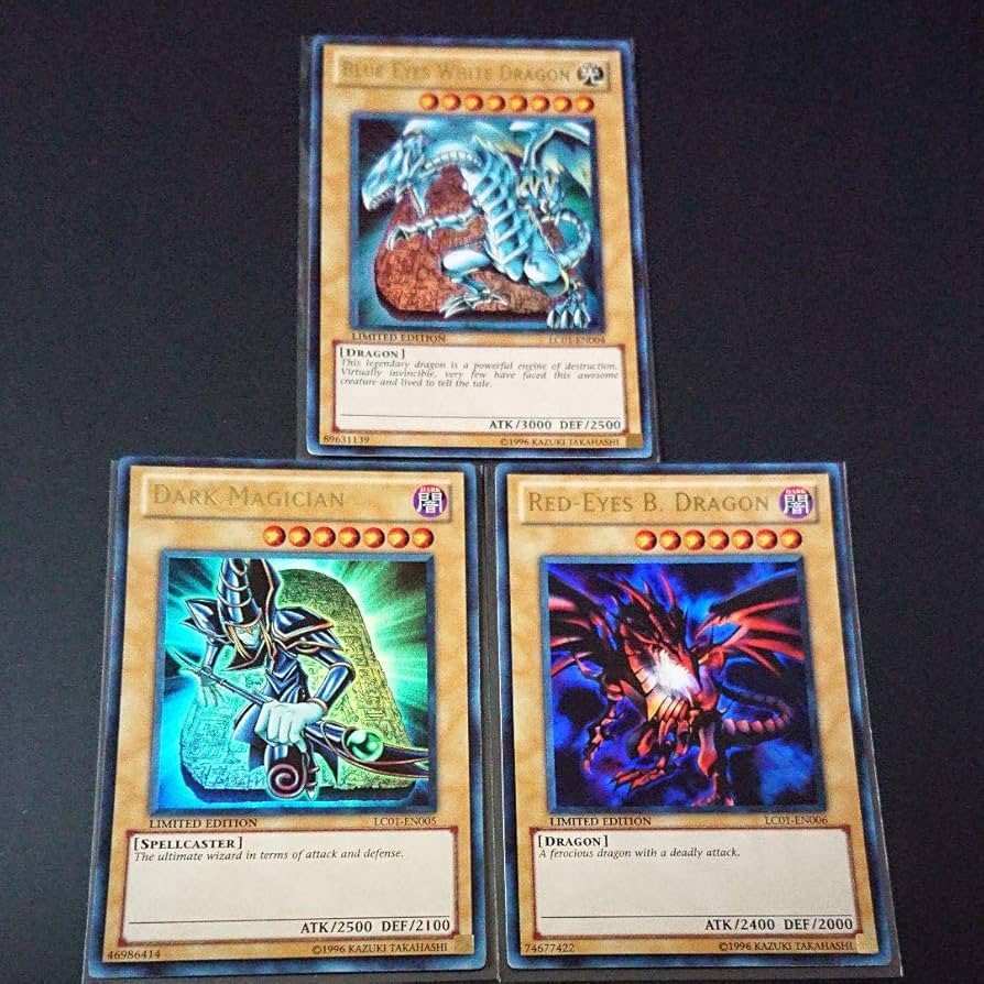 Amazon.co.jp: 遊 戯 王 青眼の白龍 真紅眼の黒竜 ブラックマジシャン