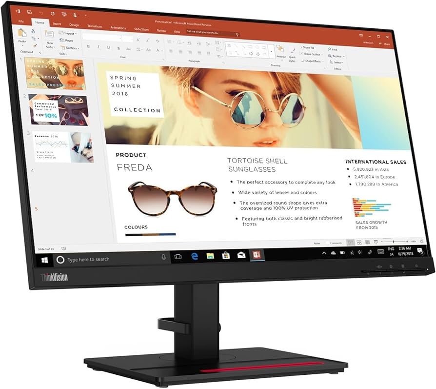 Amazon.com: Lenovo ThinkVision P24h-2L 23.8