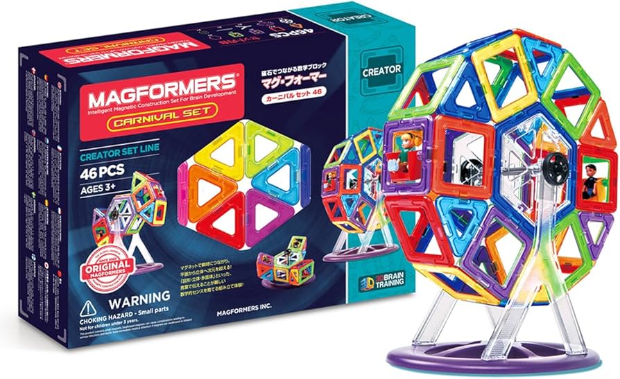 Amazon.co.jp: マグ・フォーマー ( MAGFORMERS ) カーニバルセット46